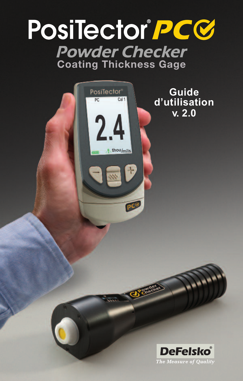 Coating thickness gage guide d’utilisation v. 2.0 | DeFelsko PosiTector PC v.2.0 User Manual | Page 50 / 66