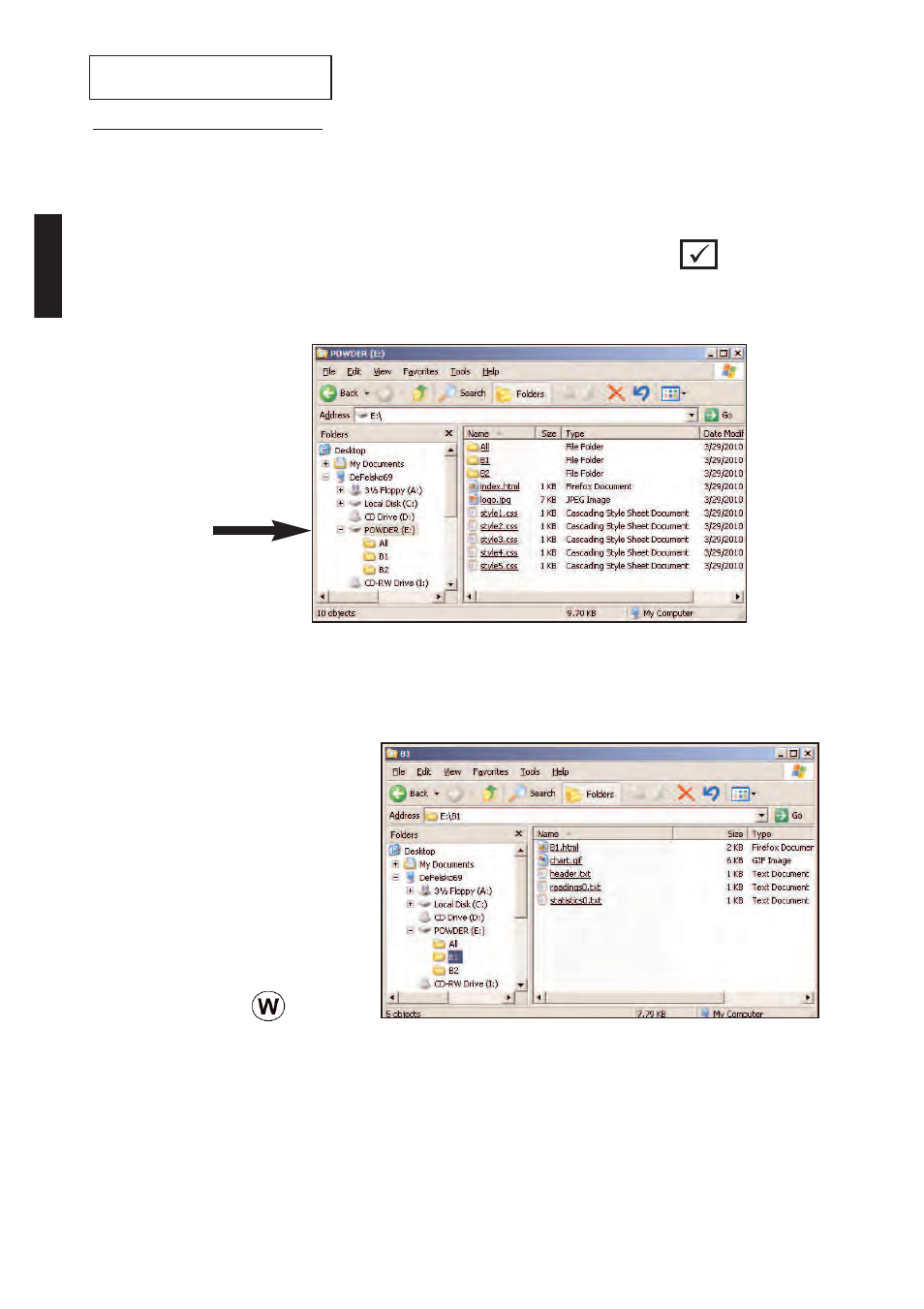 Usb drive | DeFelsko PosiTector PC v.1.1 User Manual | Page 15 / 20