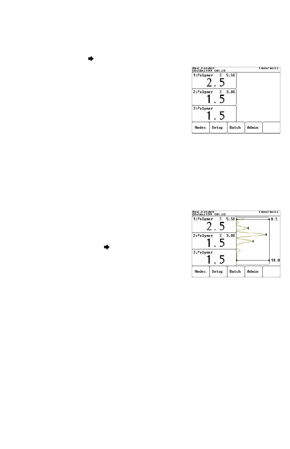 Measurements area, Graphics | DeFelsko PosiTector 100 v.4.0 User Manual | Page 11 / 48