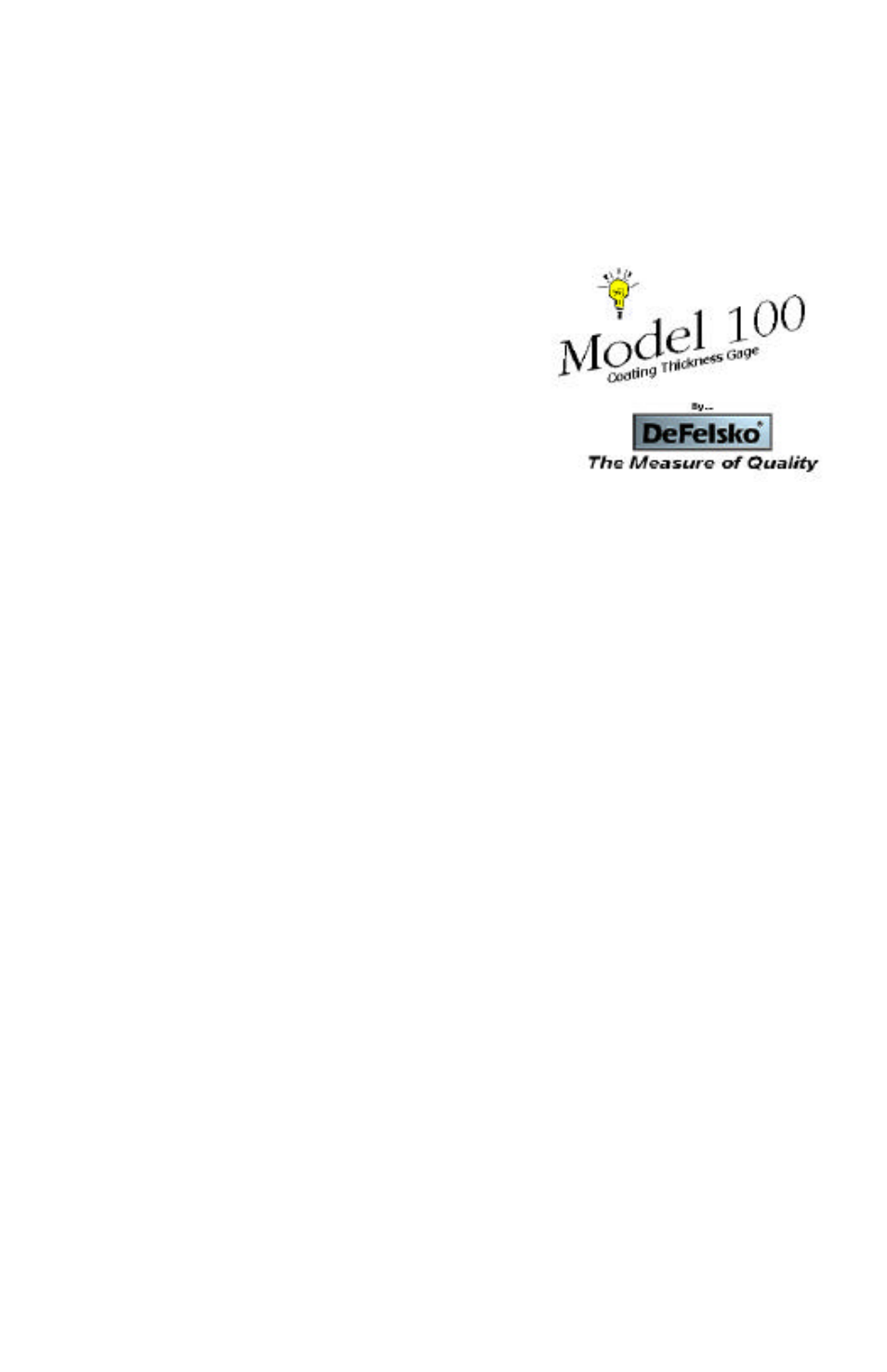 Multi-layer model 100 | DeFelsko PosiTector 100 v.4.0 User Manual | Page 3 / 48