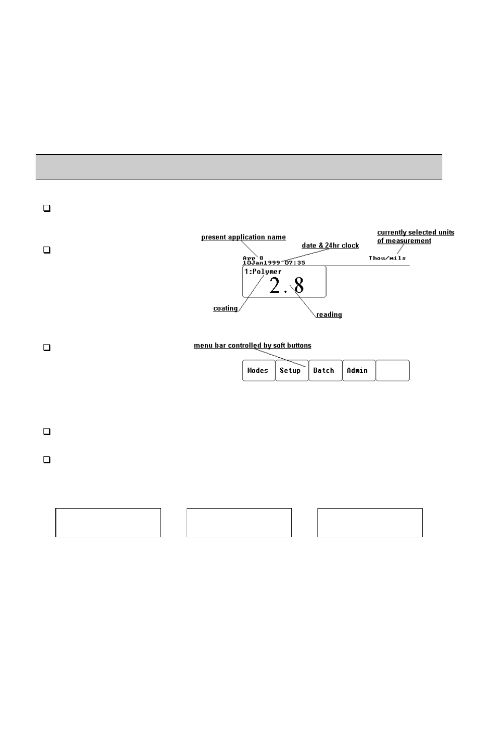 Quick start | DeFelsko PosiTector 100 v.4.0 User Manual | Page 7 / 48