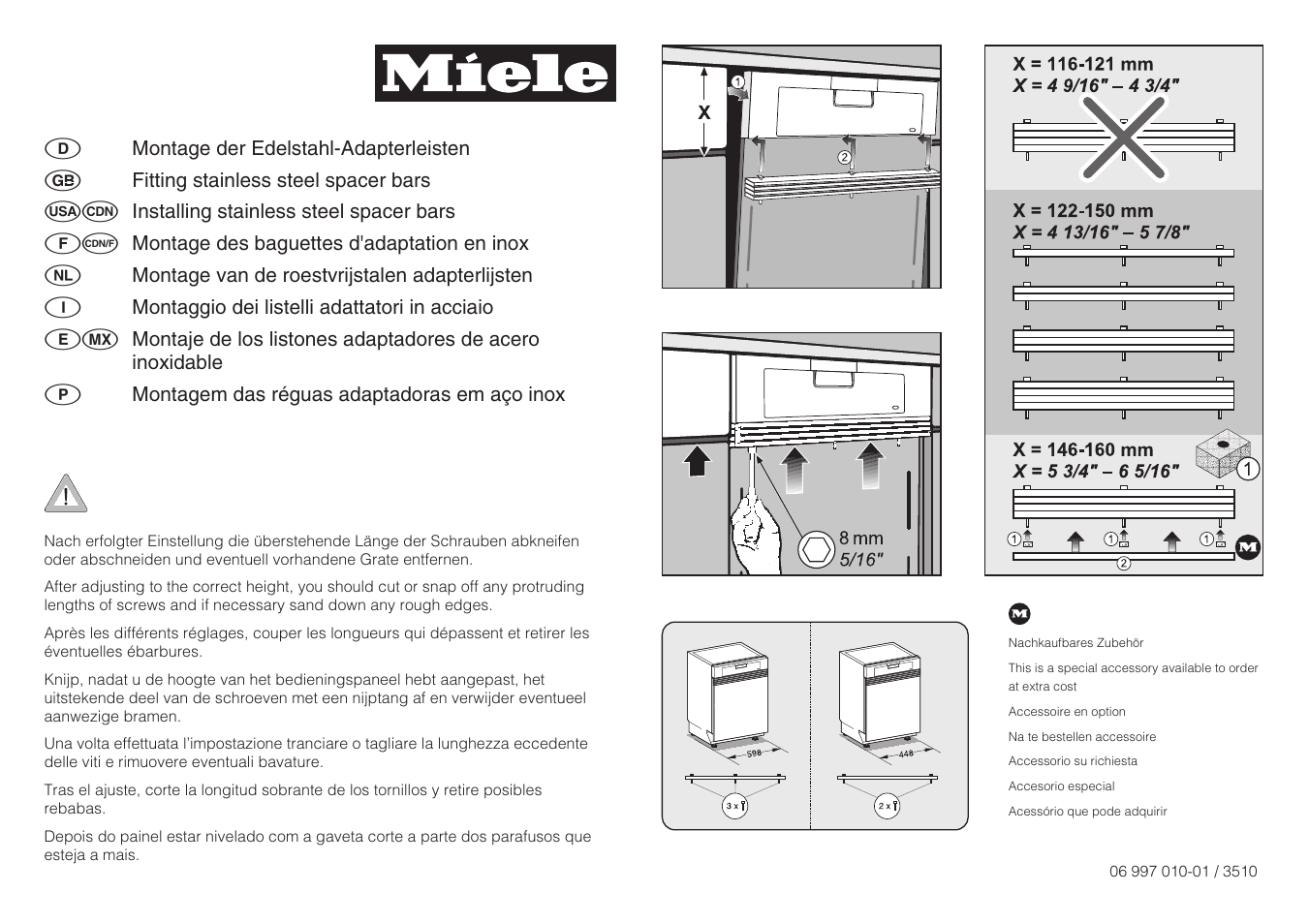 Miele G 4221 SCi User Manual | 2 pages