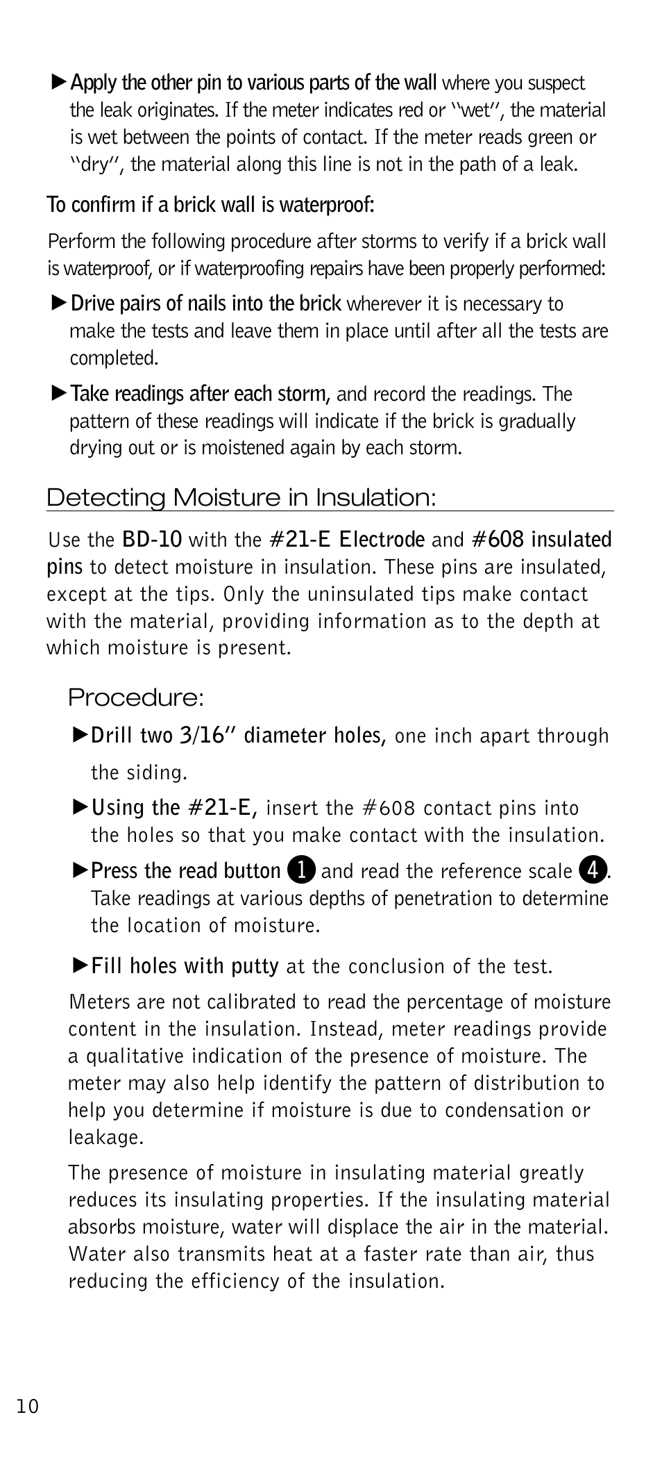 Delmhorst Instrument BD-10 User Manual | Page 11 / 16