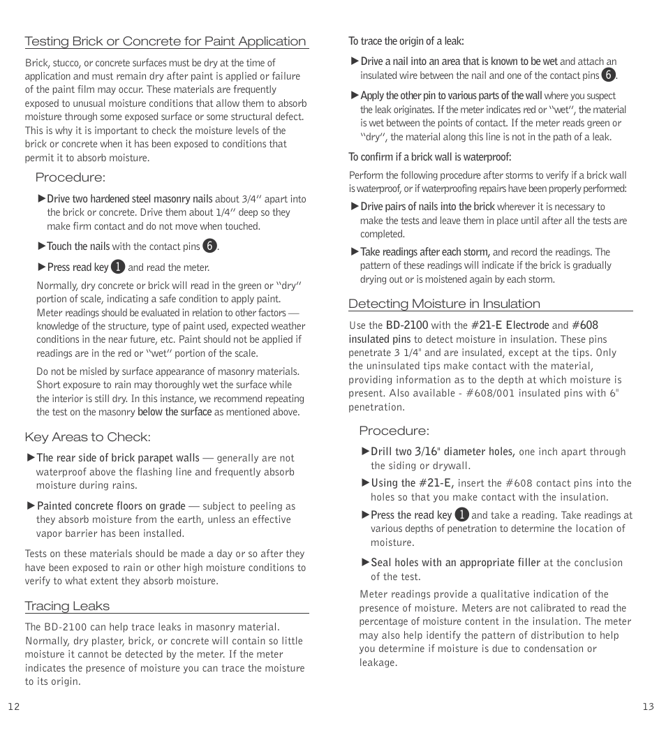 Delmhorst Instrument BD-2100 User Manual | Page 8 / 12