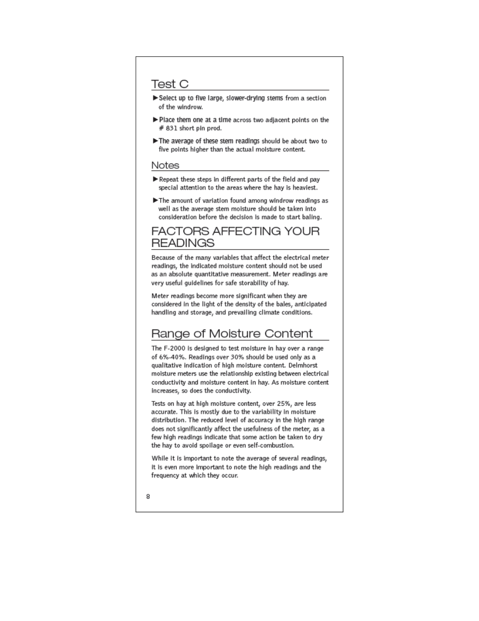 Delmhorst Instrument F-2000T User Manual | Page 14 / 20