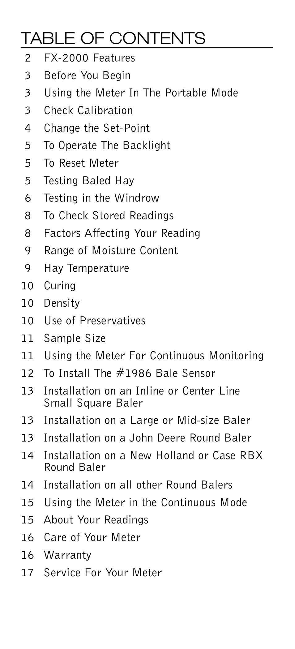 Delmhorst Instrument FX-2000 User Manual | Page 3 / 20