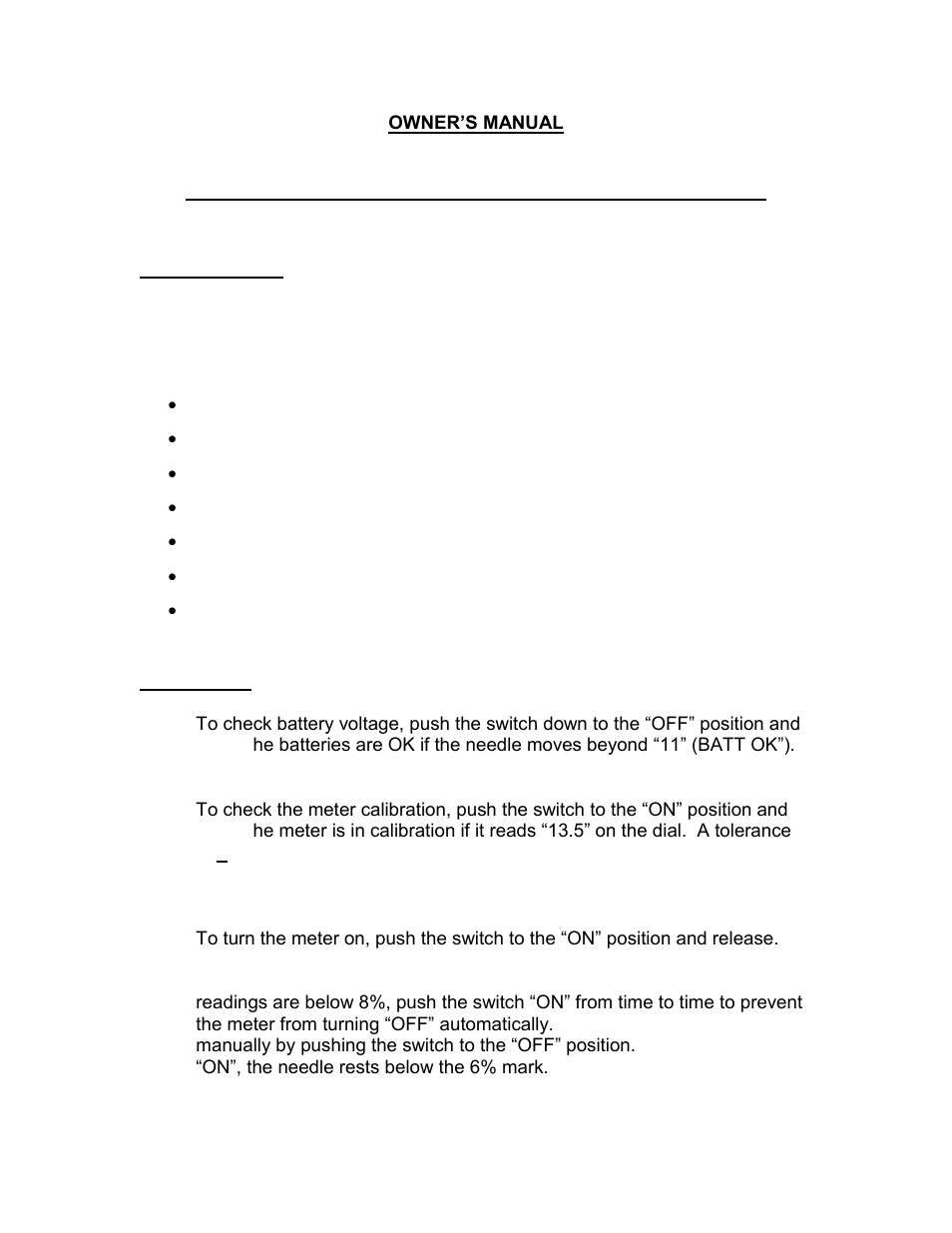 Delmhorst Instrument G-34 User Manual | 4 pages