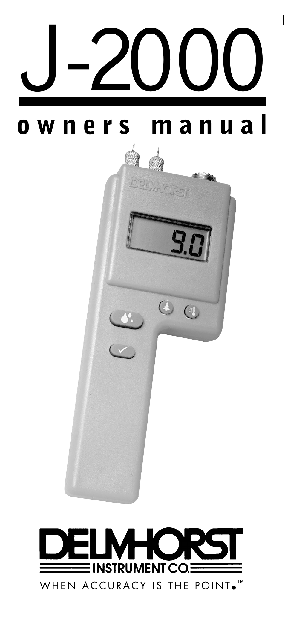Delmhorst Instrument J-2000 User Manual | 13 pages