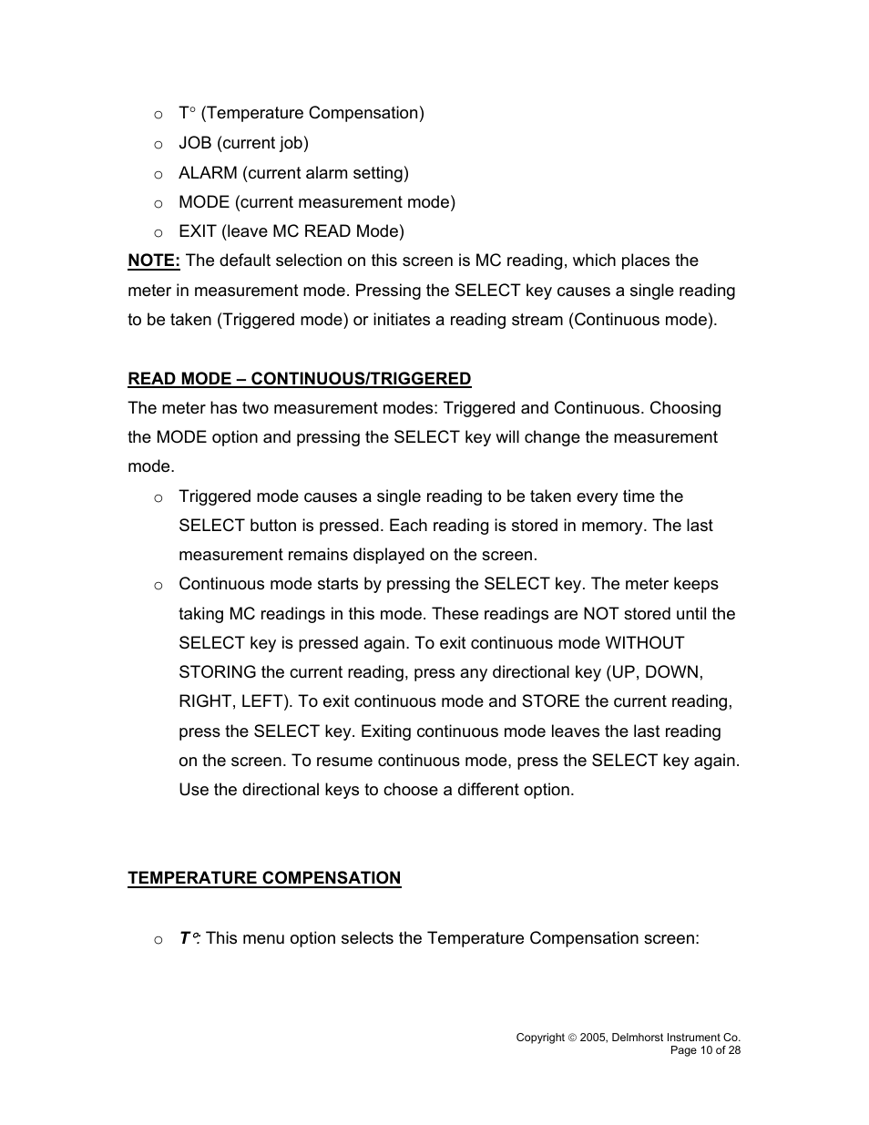 Delmhorst Instrument RDM-3P User Manual | Page 13 / 31