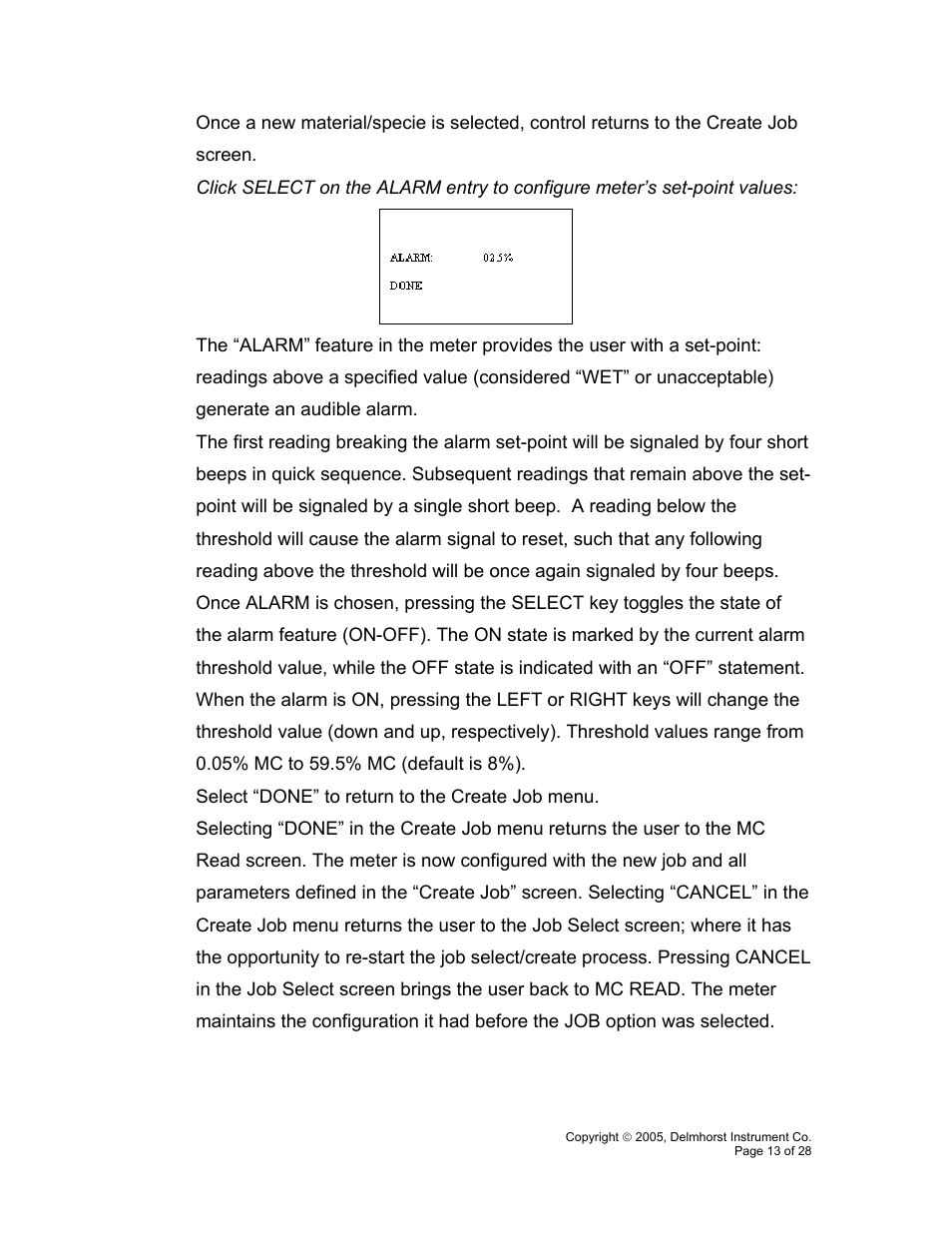 Delmhorst Instrument RDM-3P User Manual | Page 16 / 31