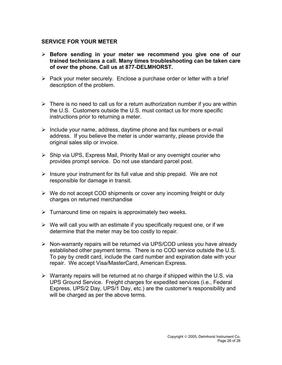 Delmhorst Instrument RDM-3P User Manual | Page 29 / 31