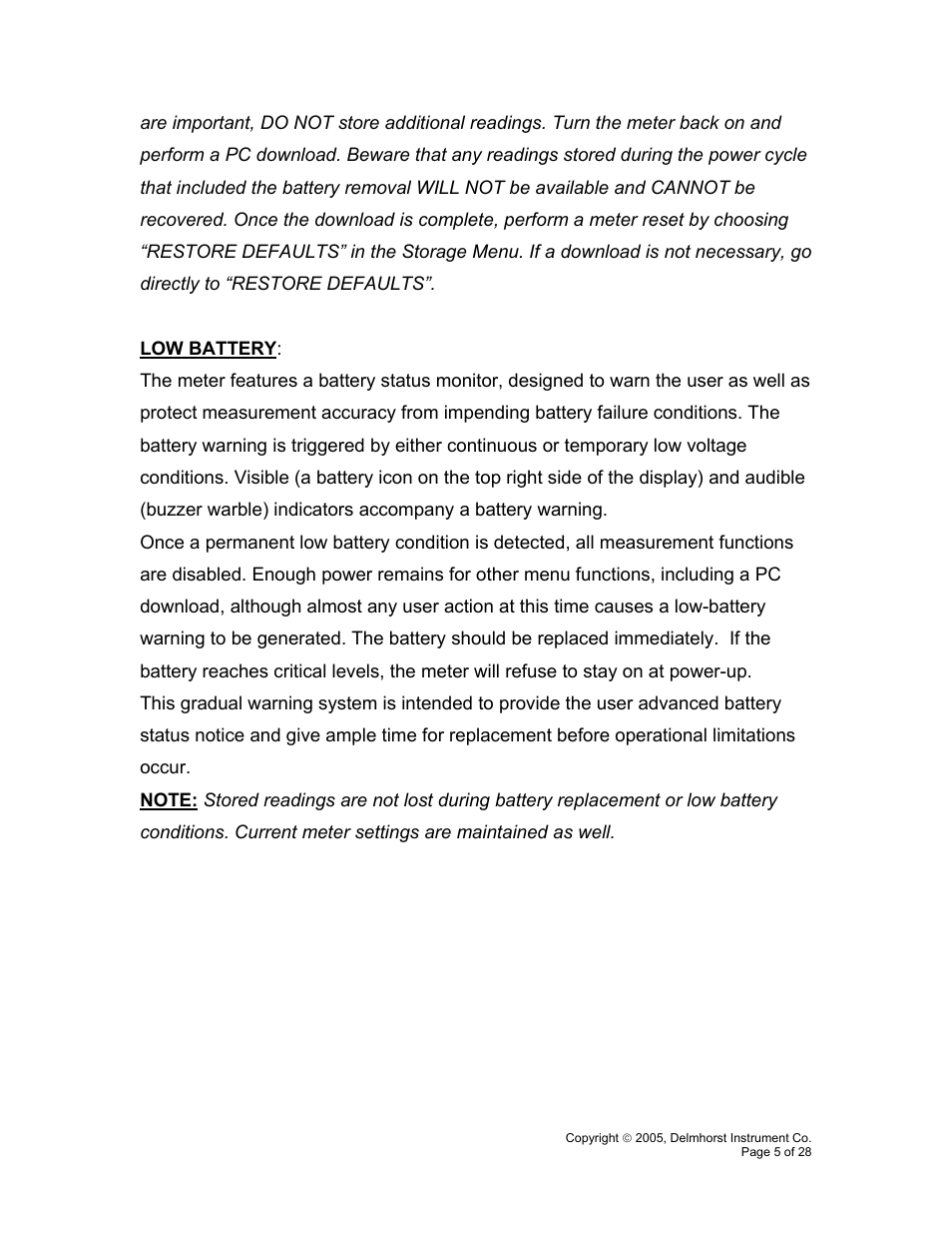 Delmhorst Instrument RDM-3P User Manual | Page 8 / 31