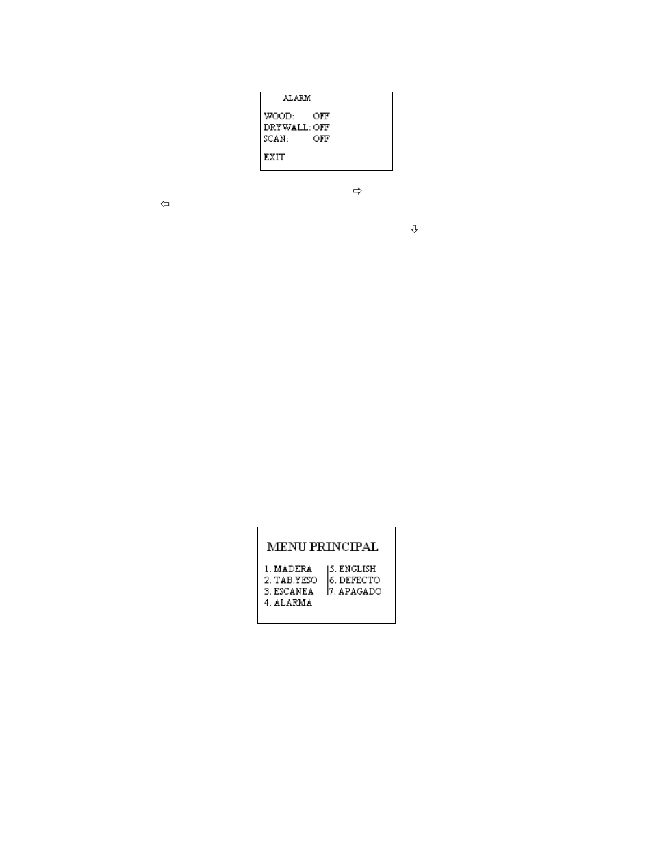 Opciones del menú principal | Delmhorst Instrument TechCheck PLUS User Manual | Page 24 / 33