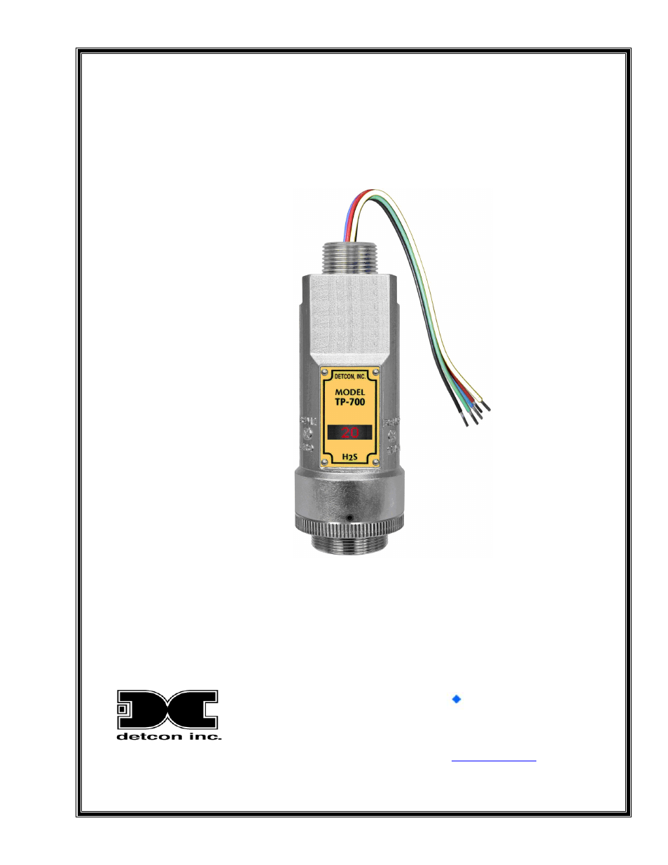 Detcon TP-700 User Manual | 48 pages