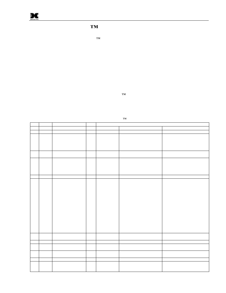 Rs-485 modbus™ protocol | Detcon TP-700 User Manual | Page 29 / 48