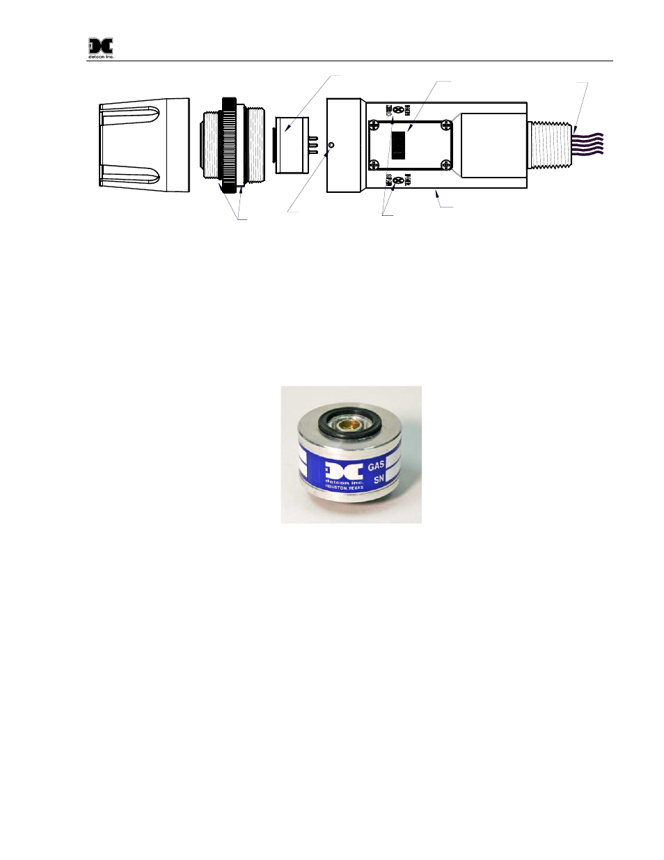 4 plug-in replaceable sensor, The detcon solid-state h, Figure 3 sensor assembly breakaway | Figure 4 tp plug-in sensor cell | Detcon TP-700 User Manual | Page 7 / 48