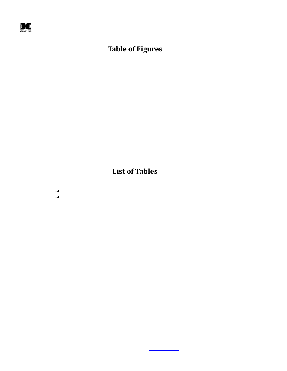 Table of figures, List of tables | Detcon FP-700 User Manual | Page 4 / 50