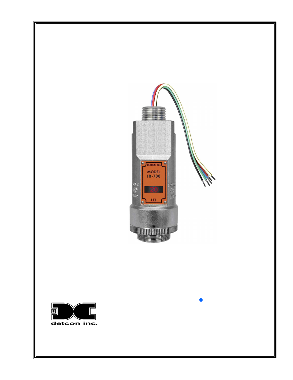 Detcon IR-700 User Manual | 50 pages