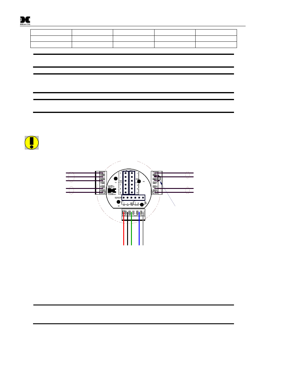 Figure 11 sensor wire connections, Figure 11 | Detcon IR-700 User Manual | Page 14 / 50