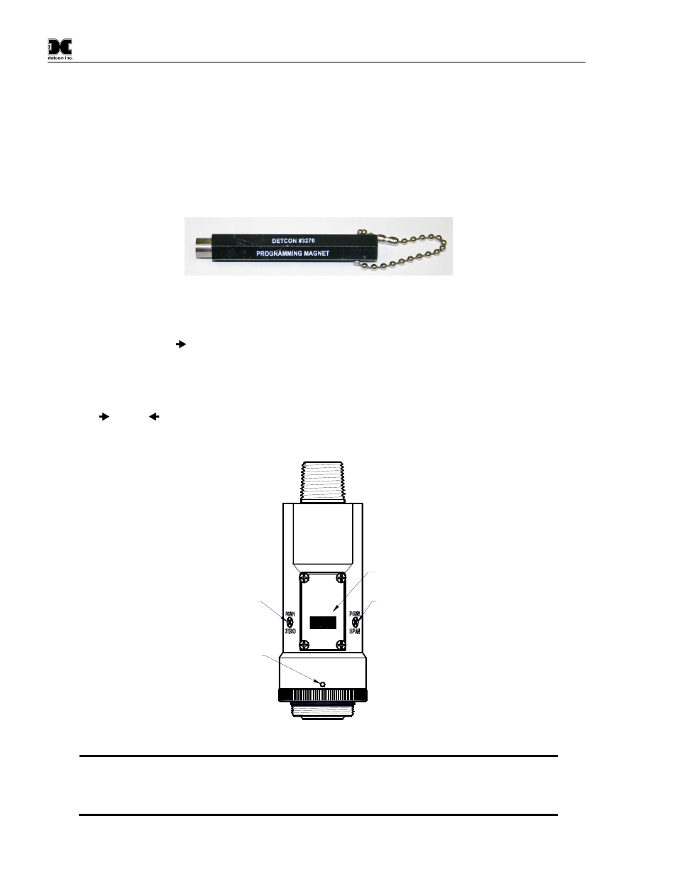 Operation, Programming magnet operating instructions, 1 programming magnet operating instructions | Detcon IR-700 User Manual | Page 16 / 50