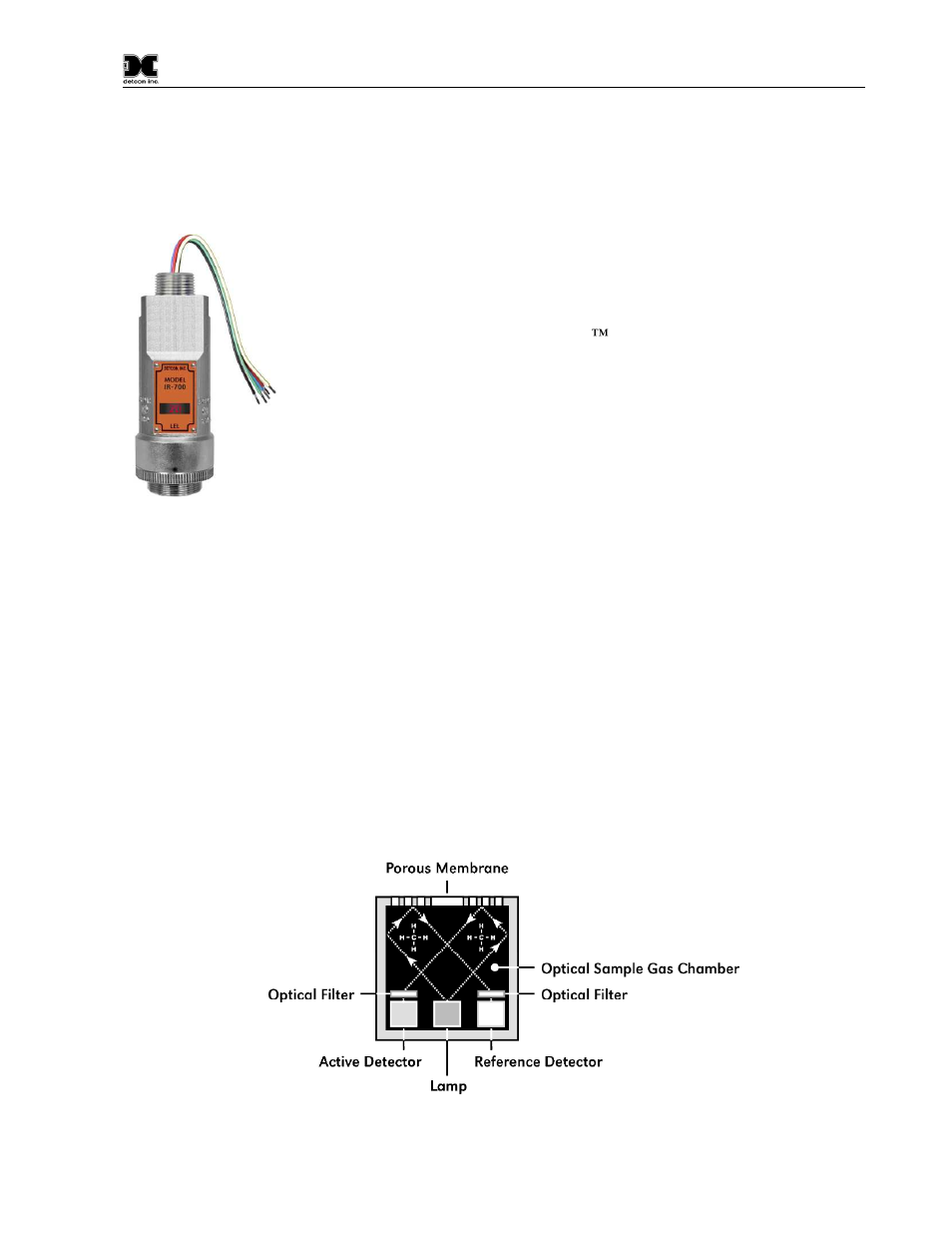 Introduction, Description, Figure 1 sensor cell construction | 1 description | Detcon IR-700 User Manual | Page 5 / 50