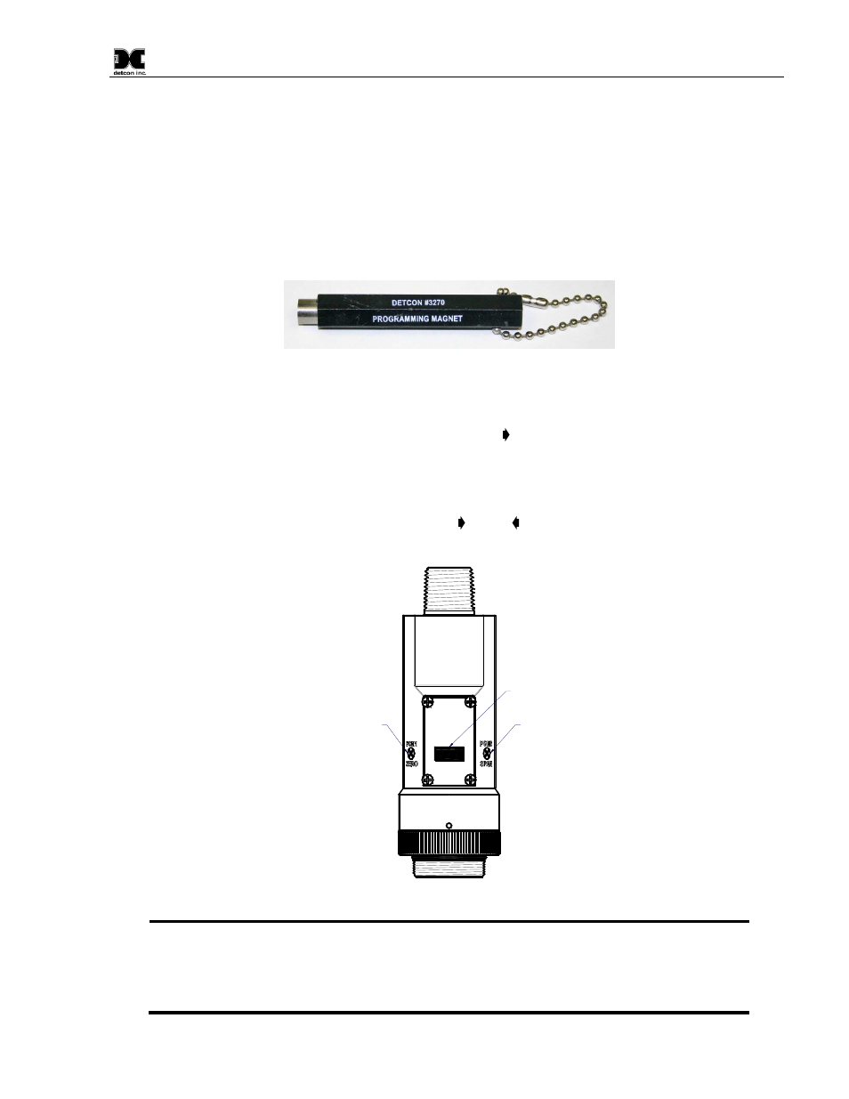 Operation, Programming magnet operating instructions, 1 programming magnet operating instructions | Detcon DM-700 User Manual | Page 17 / 58