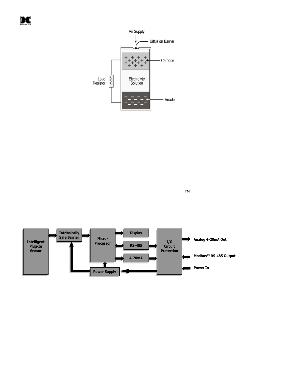 Sensor electronics design, 2 sensor electronics design | Detcon DM-700 User Manual | Page 6 / 58