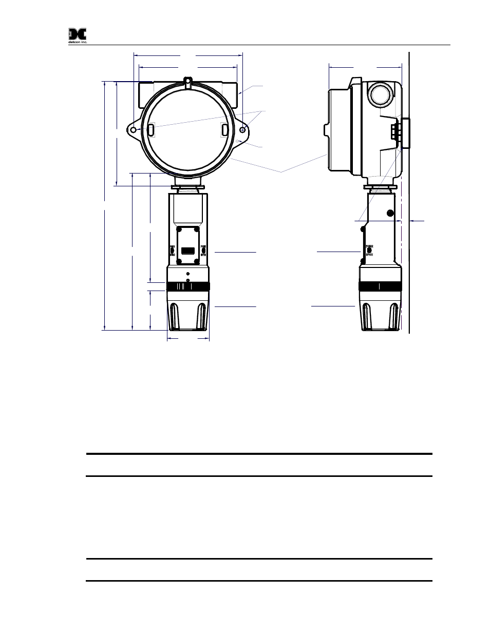 Electrical installation, Figure 7 outline and mounting dimensions, Figure 7 | 5 electrical installation | Detcon PI-700 User Manual | Page 11 / 64