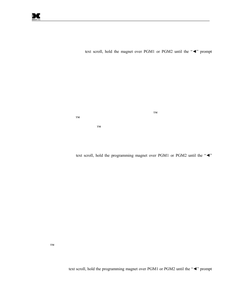 Set serial id, Set range | Detcon PI-700 User Manual | Page 25 / 64