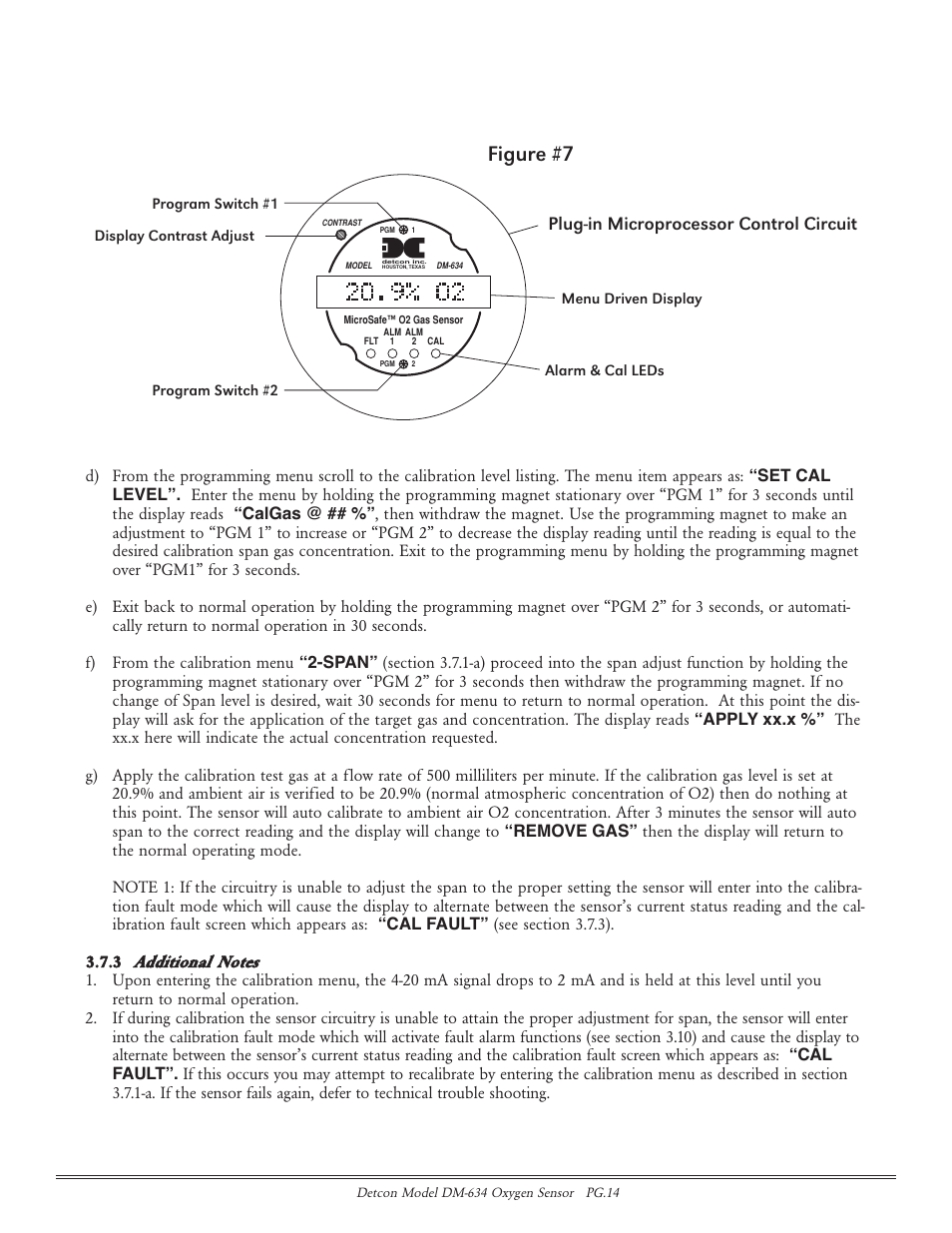 Figure #7 | Detcon DM-634 User Manual | Page 14 / 21