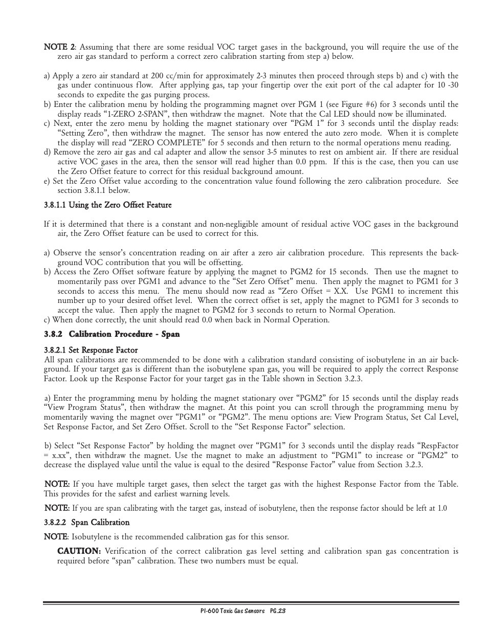 Detcon PI-600 User Manual | Page 23 / 37