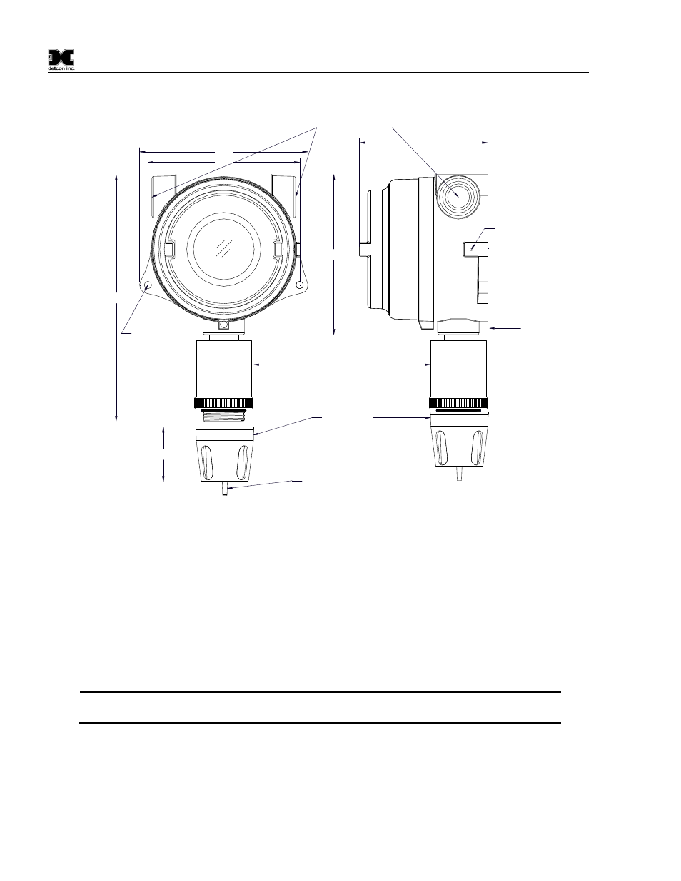 Installation procedure, Figure 7 typical outline and mounting dimensions, 4 installation procedure | Detcon DM-600IS User Manual | Page 20 / 41