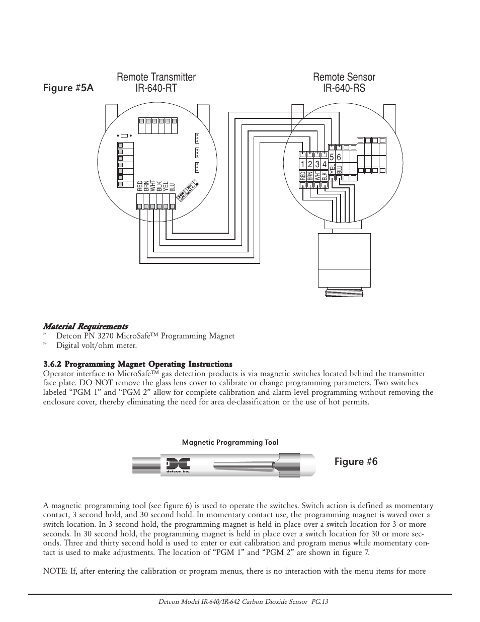 Figure #6, Figure #5a | Detcon IR-642 User Manual | Page 13 / 24