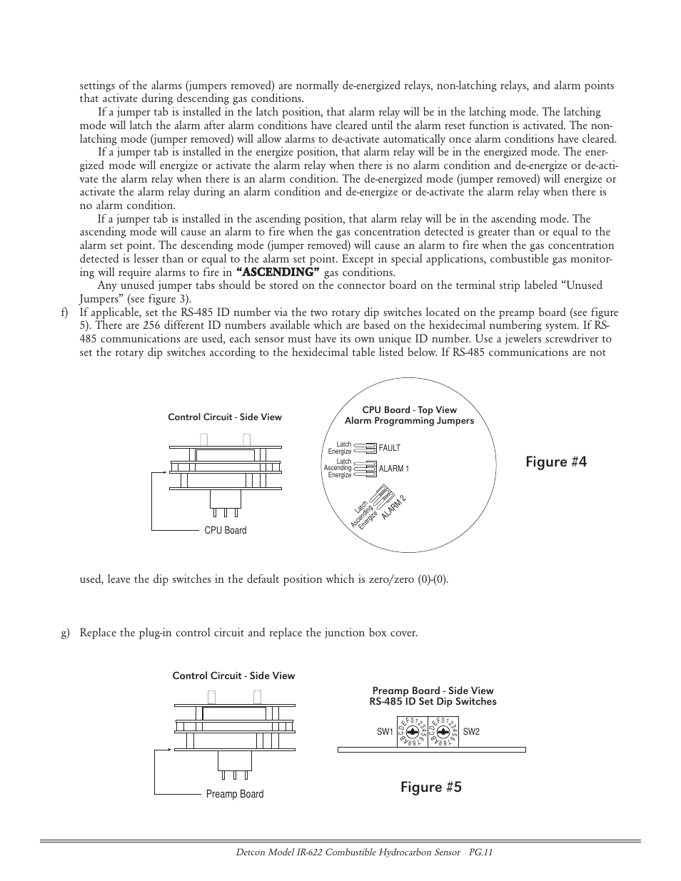 Figure #5, Figure #4 | Detcon IR-622 User Manual | Page 11 / 24