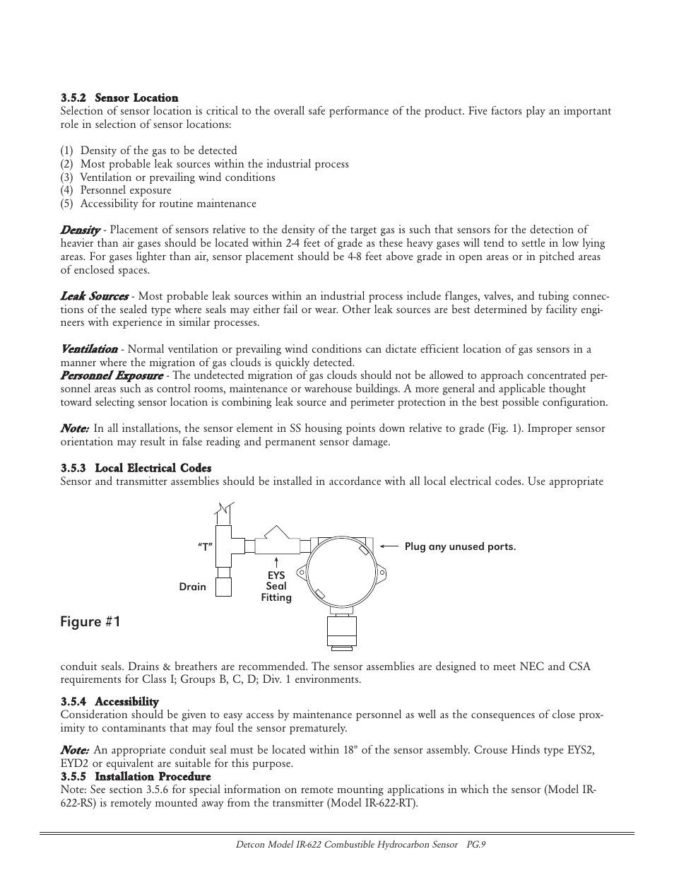 Figure #1 | Detcon IR-622 User Manual | Page 9 / 24