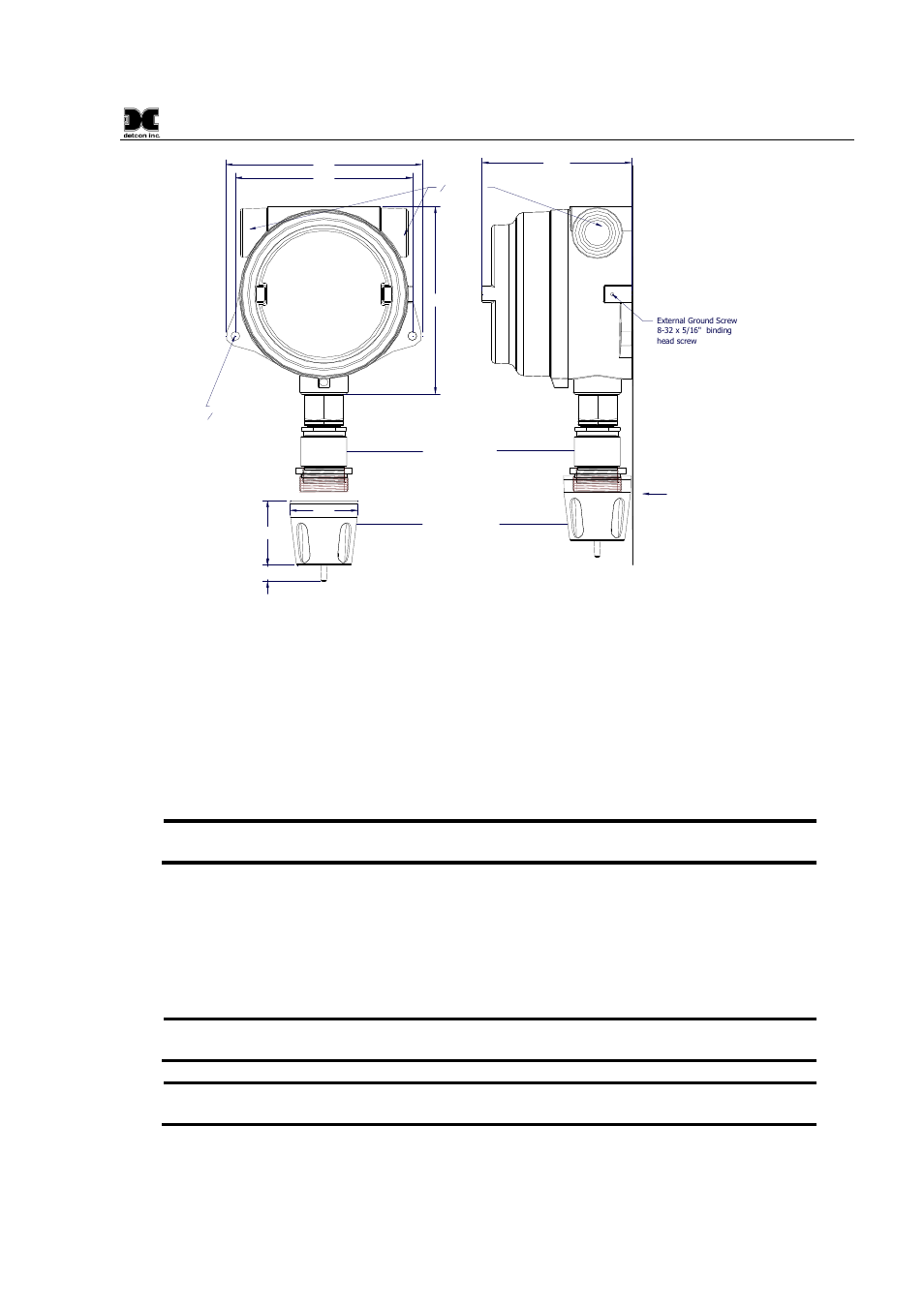 5 electrical installation, Figure 8 typical outline and mounting dimensions | Detcon FP-624D-HT User Manual | Page 13 / 48