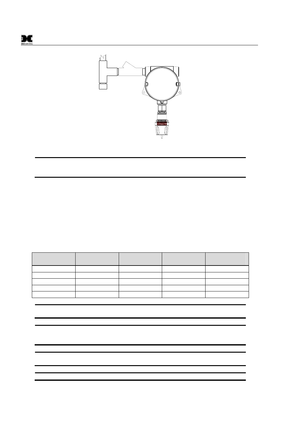 6 field wiring | Detcon FP-624D-HT User Manual | Page 14 / 48