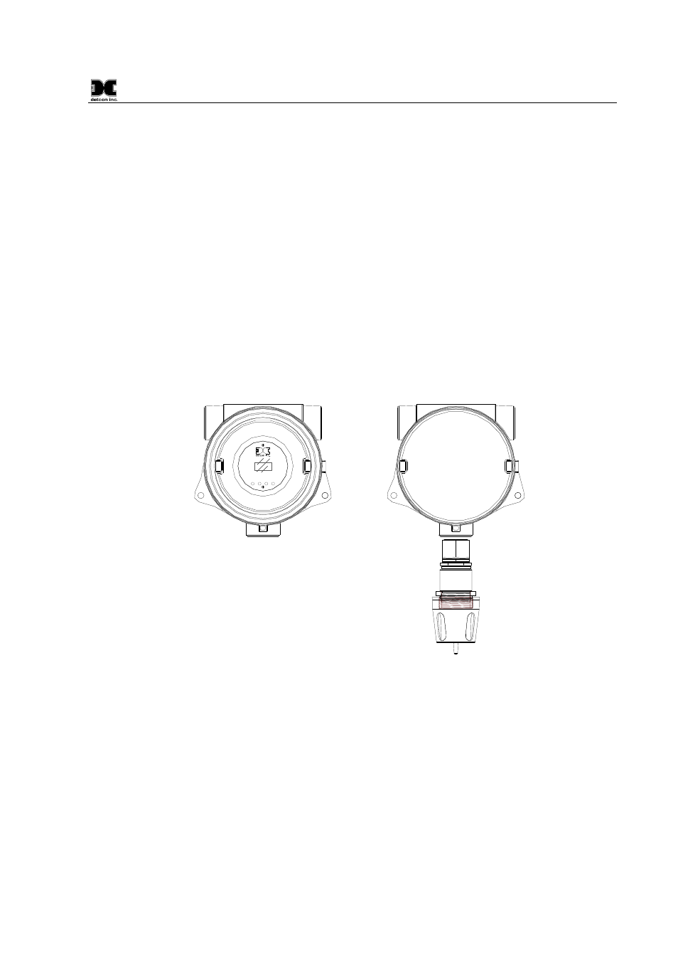 Introduction, 1 description, Figure 1 sensor assembly front view | Detcon FP-624D-HT User Manual | Page 5 / 48