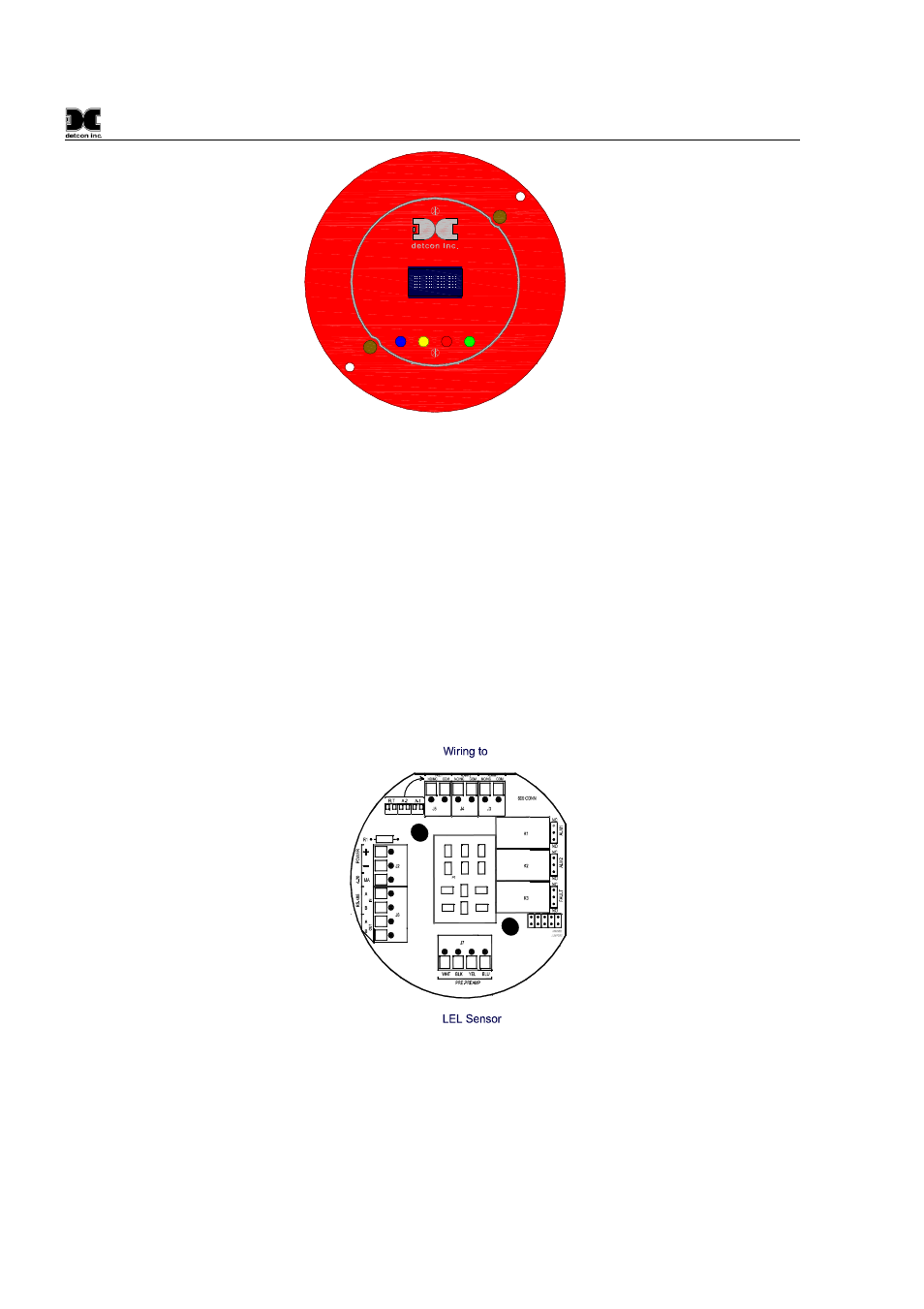 Figure 6 transmitter module, Figure 7 base connector board | Detcon FP-624D-HT User Manual | Page 8 / 48