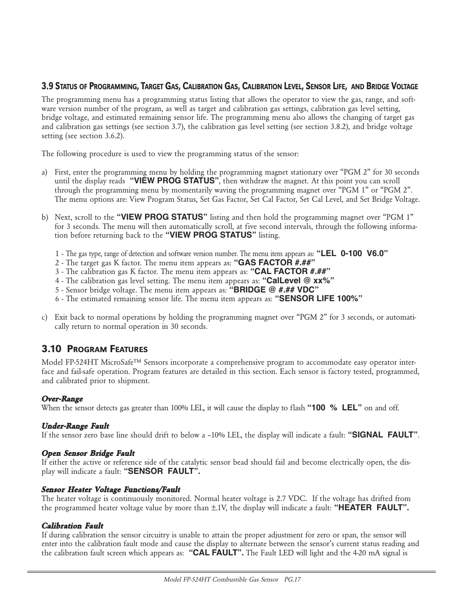 10 p | Detcon FP-524HT User Manual | Page 17 / 22