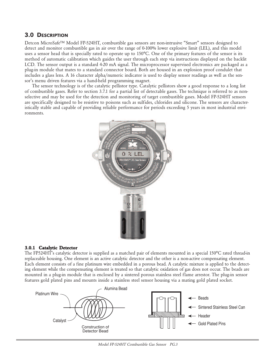 Detcon FP-524HT User Manual | Page 3 / 22
