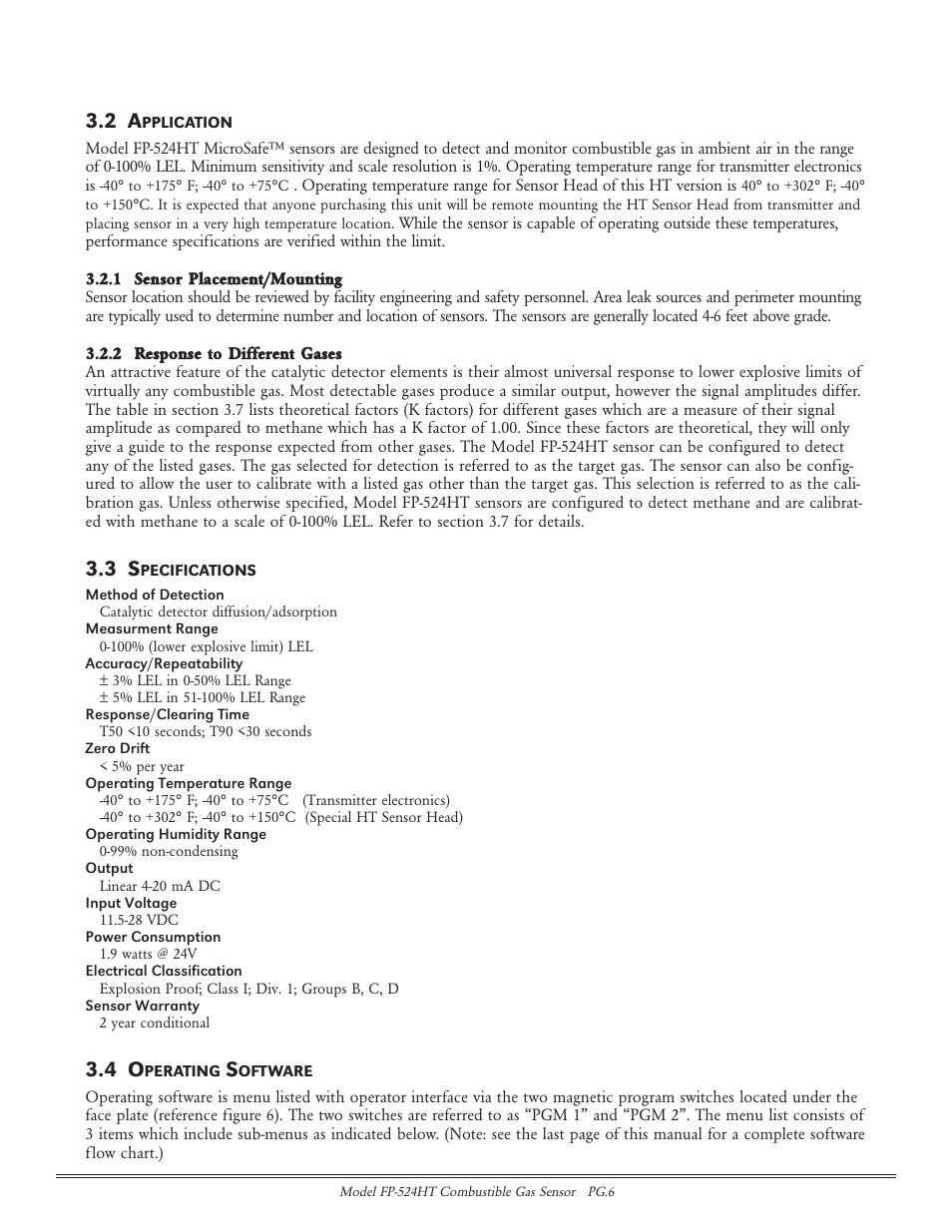 Detcon FP-524HT User Manual | Page 6 / 22