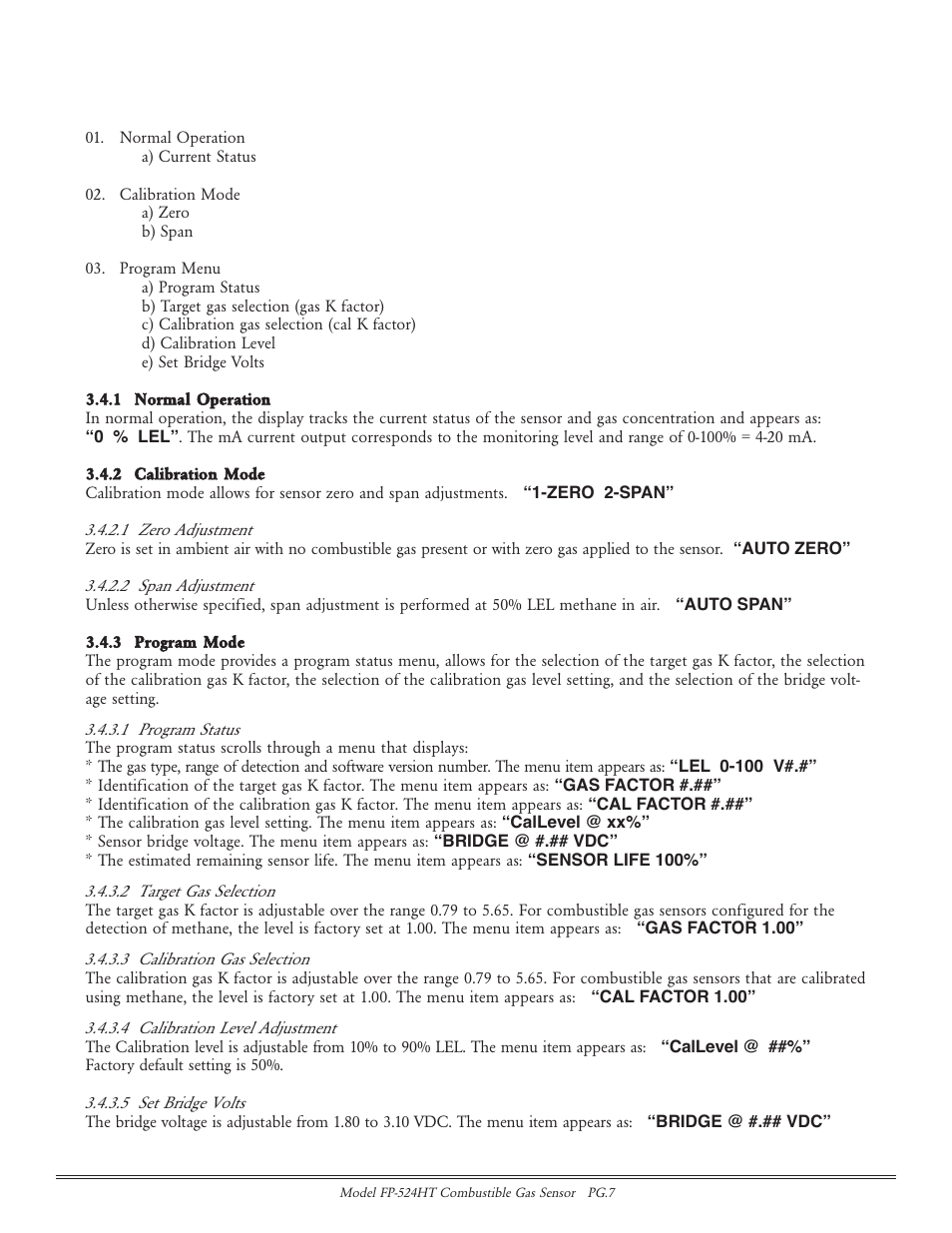 Detcon FP-524HT User Manual | Page 7 / 22