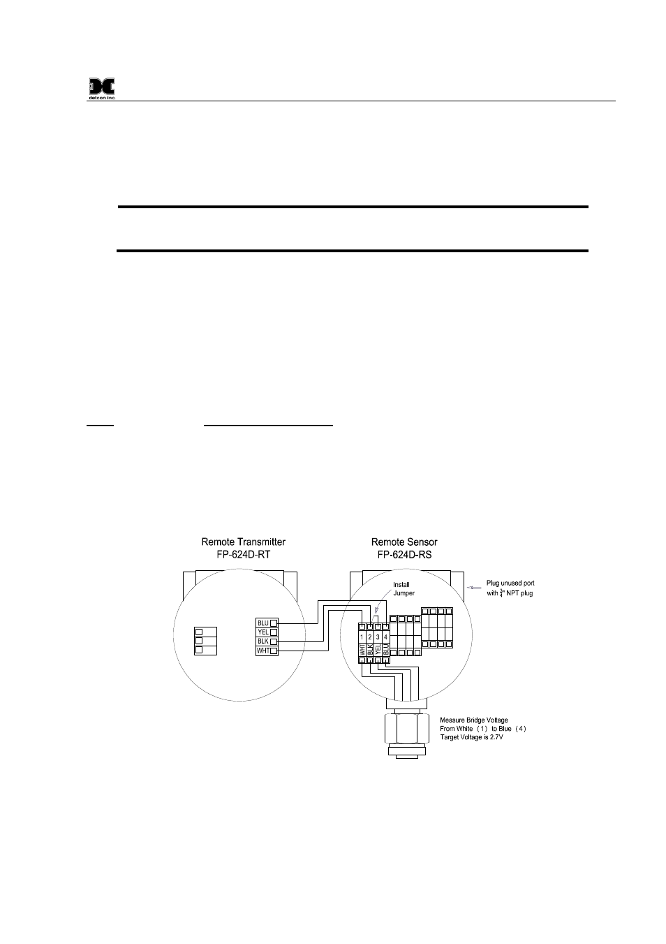 7 remote mounting installation | Detcon FP-624D User Manual | Page 15 / 46