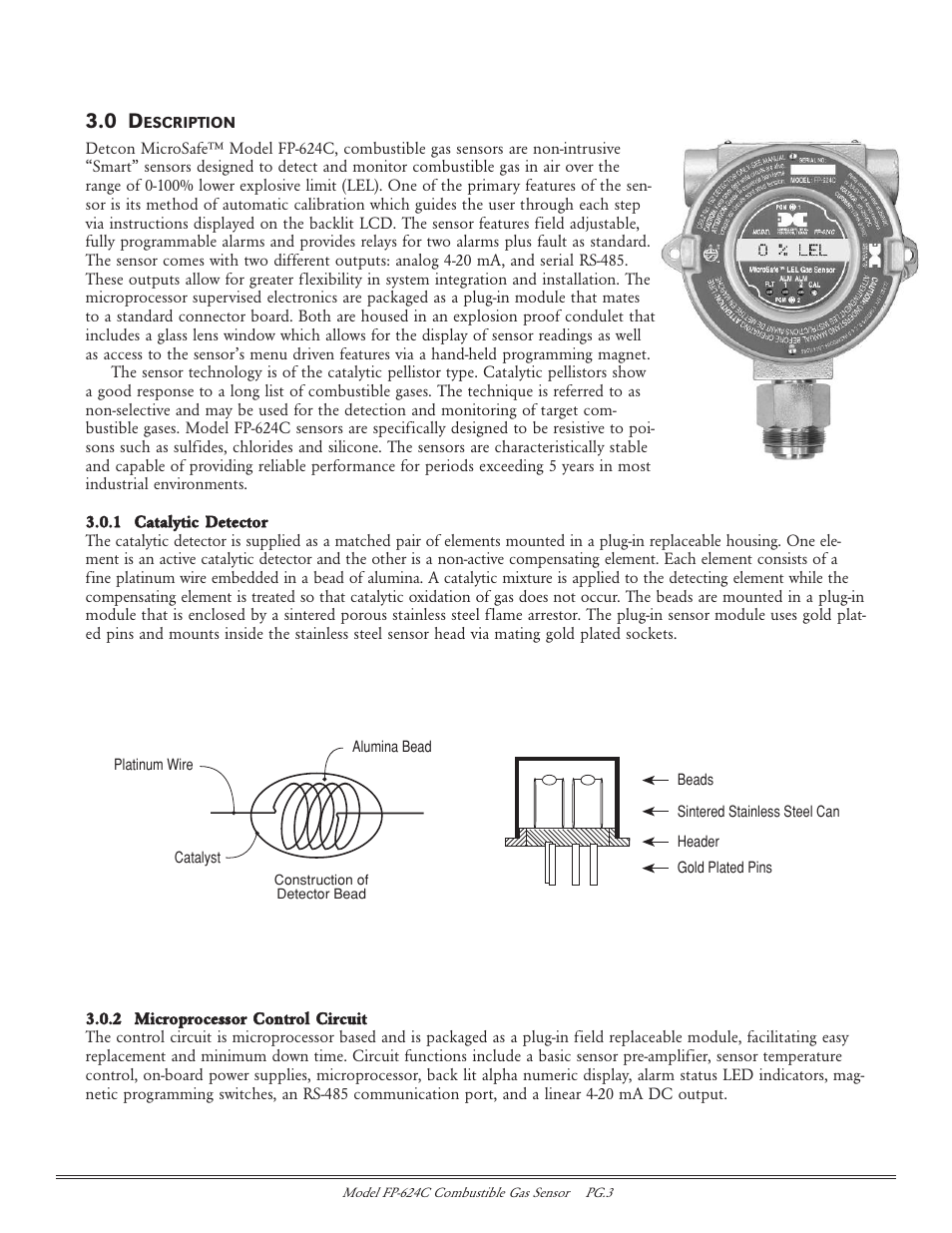 Detcon FP-624C User Manual | Page 3 / 26