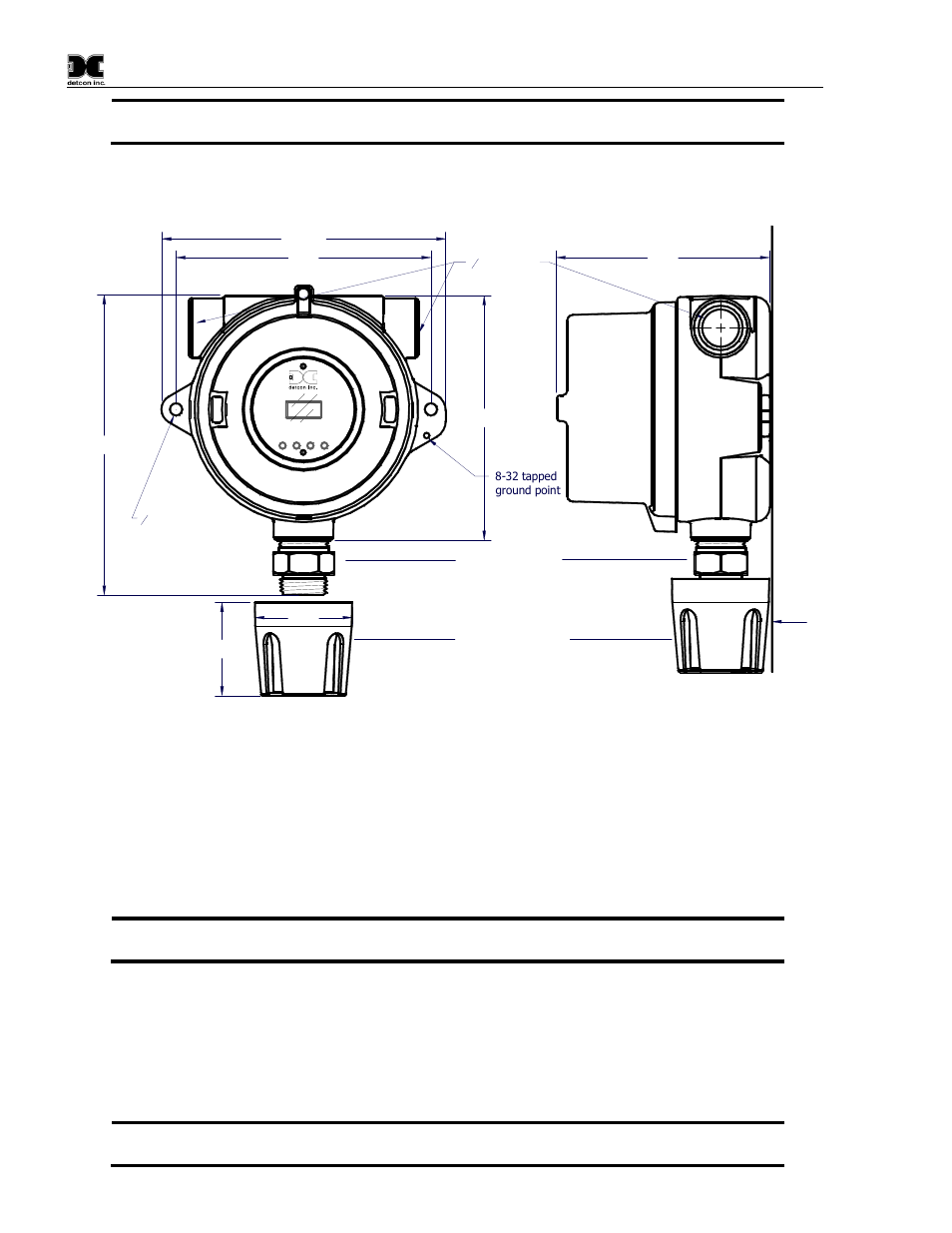 Electrical installation, Figure 7 typical outline and mounting dimensions, 5 electrical installation | Detcon TP-624D User Manual | Page 12 / 44