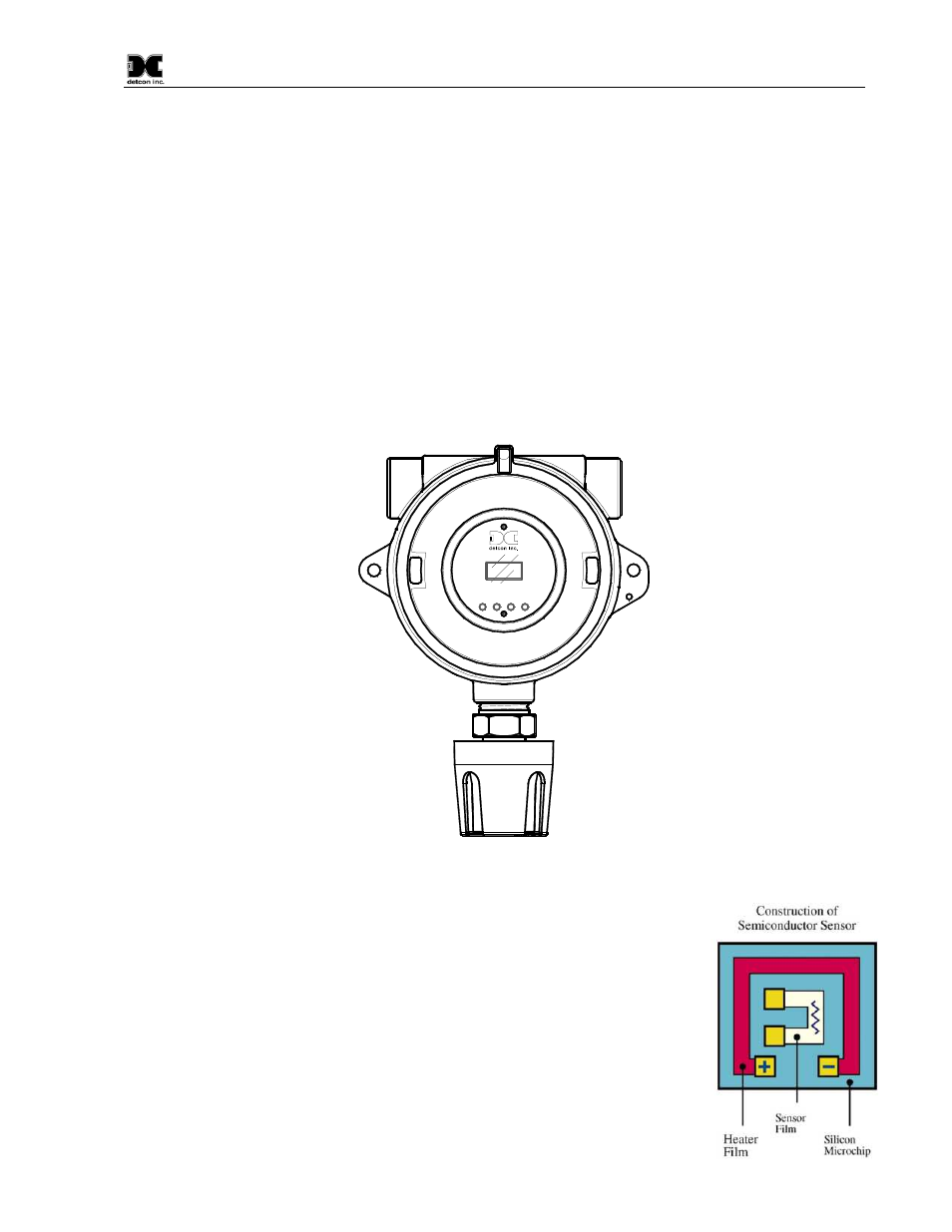 Introduction, Description, Figure 1 sensor assembly front view | 1 description, Solid state h | Detcon TP-524D-HRT User Manual | Page 5 / 52