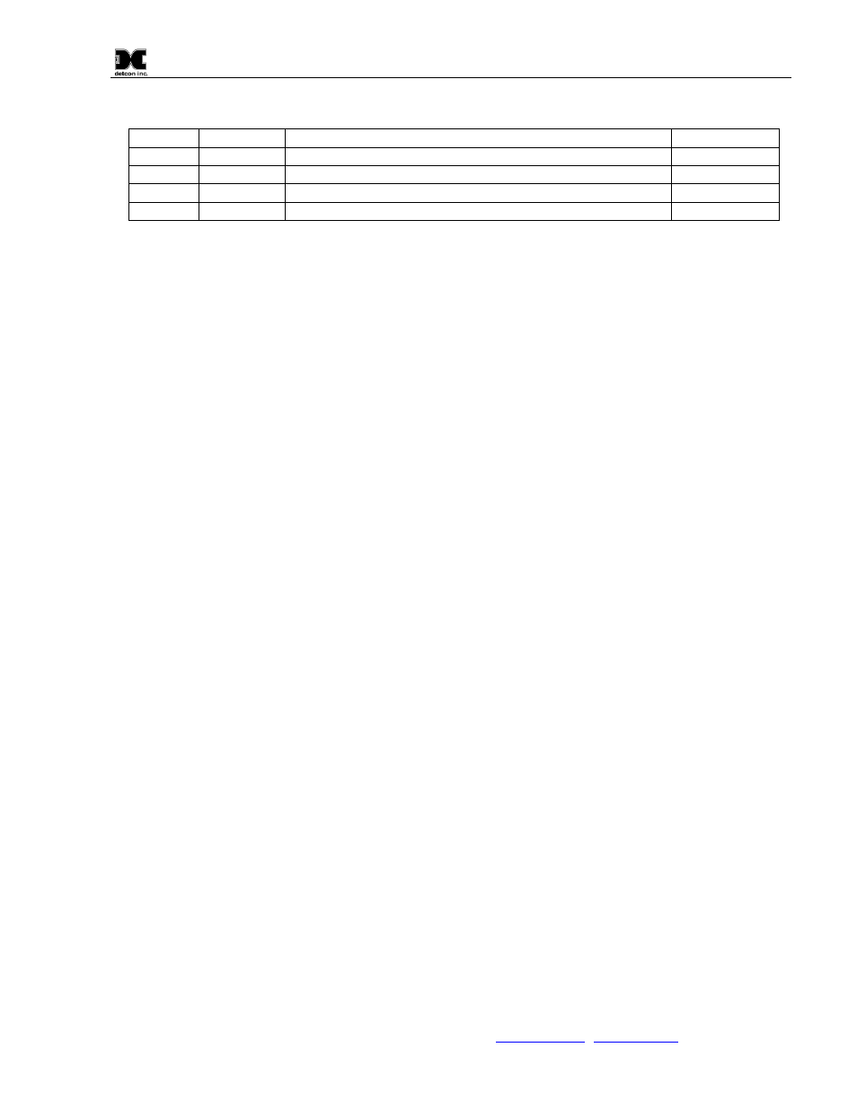 Revision log, 3 revision log | Detcon TP-524D-HRT User Manual | Page 51 / 52