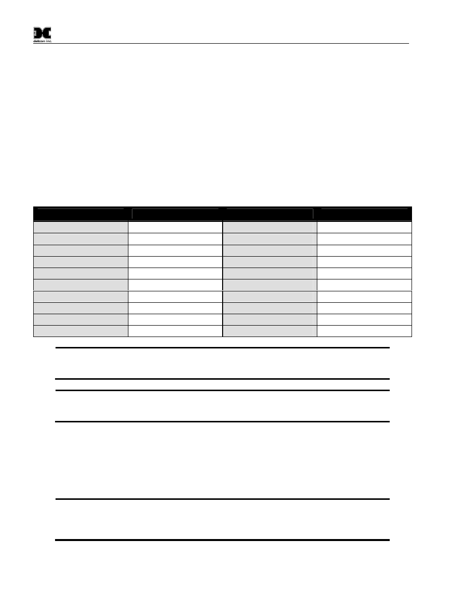 Mounting installation, Table 1 cross interference gases, 4 mounting installation | Detcon TP-524D User Manual | Page 10 / 40