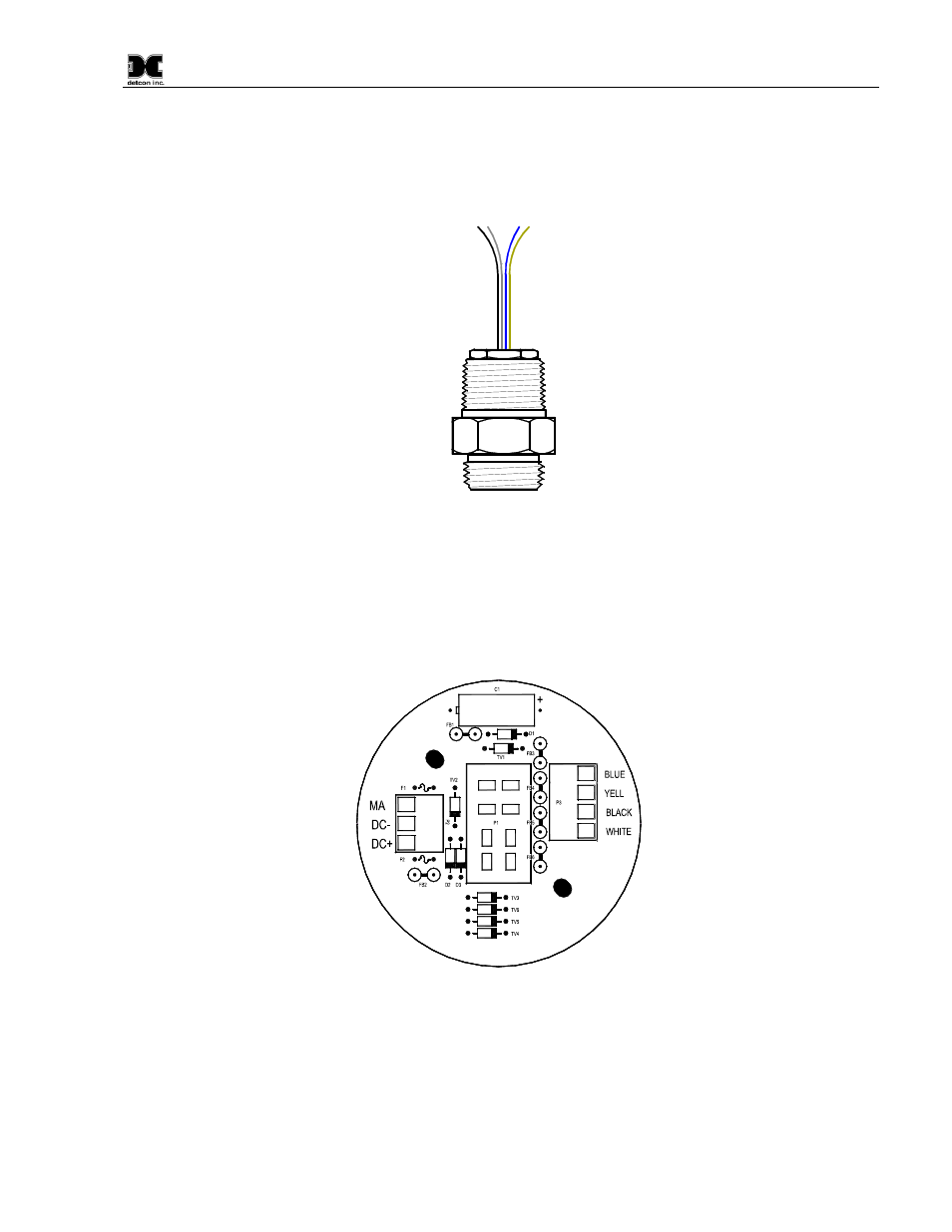 Figure 4 field replaceable h, S sensor, Figure 5 base connector board | Detcon TP-524D User Manual | Page 7 / 40